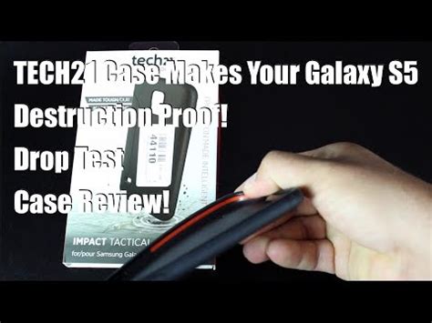 VIDEO Galaxy S5 DROP Test, Tech 21 Case 